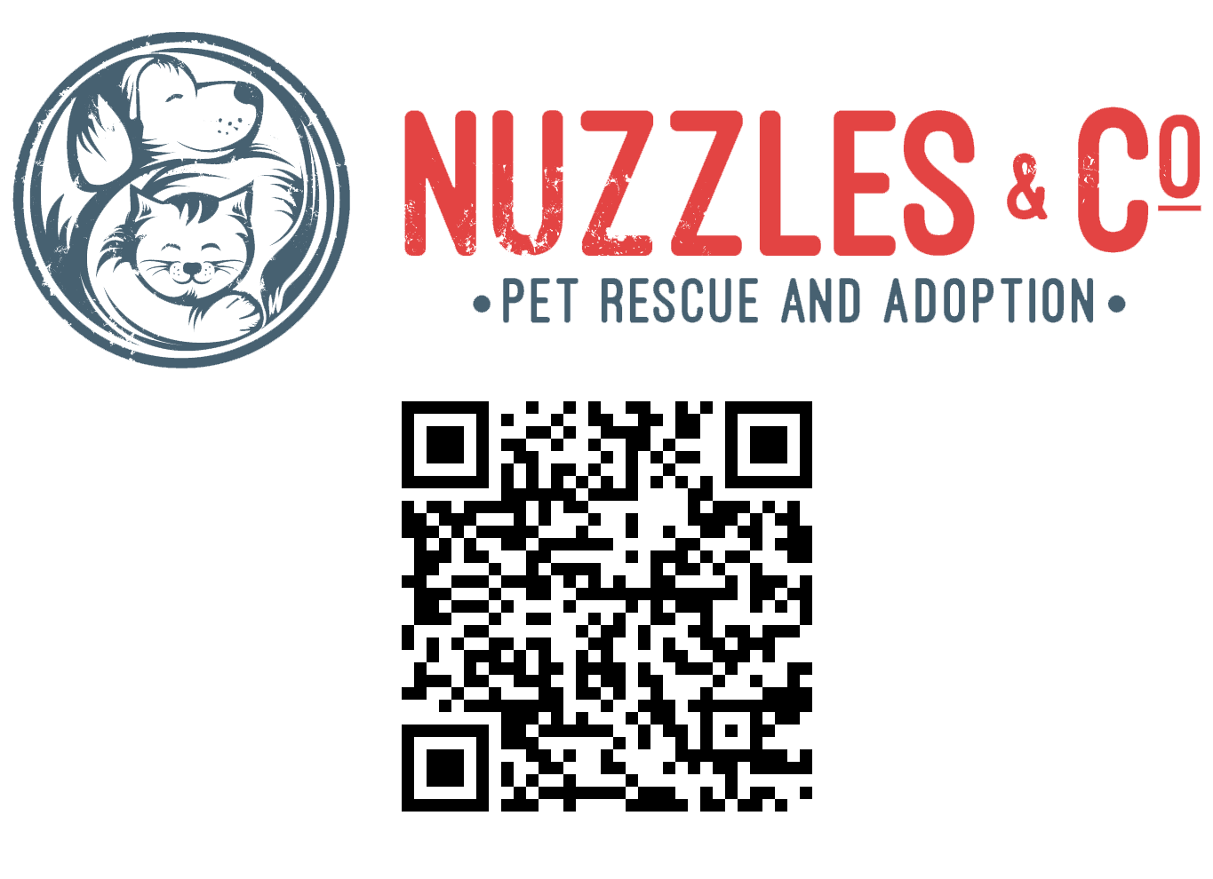Nuzzles & Co Pet Rescue and Adoption logo