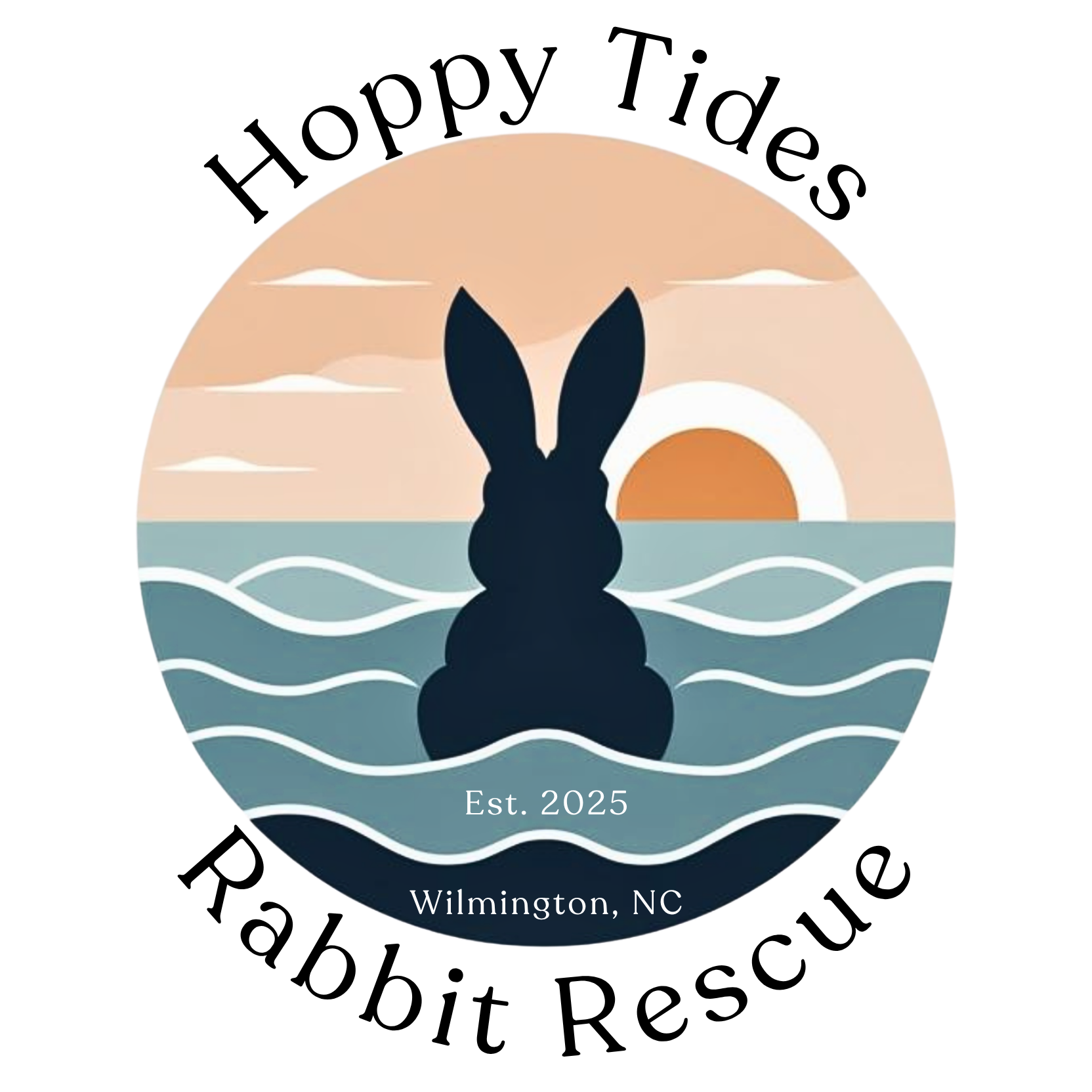 Hoppy Tides Rabbit Rescue logo