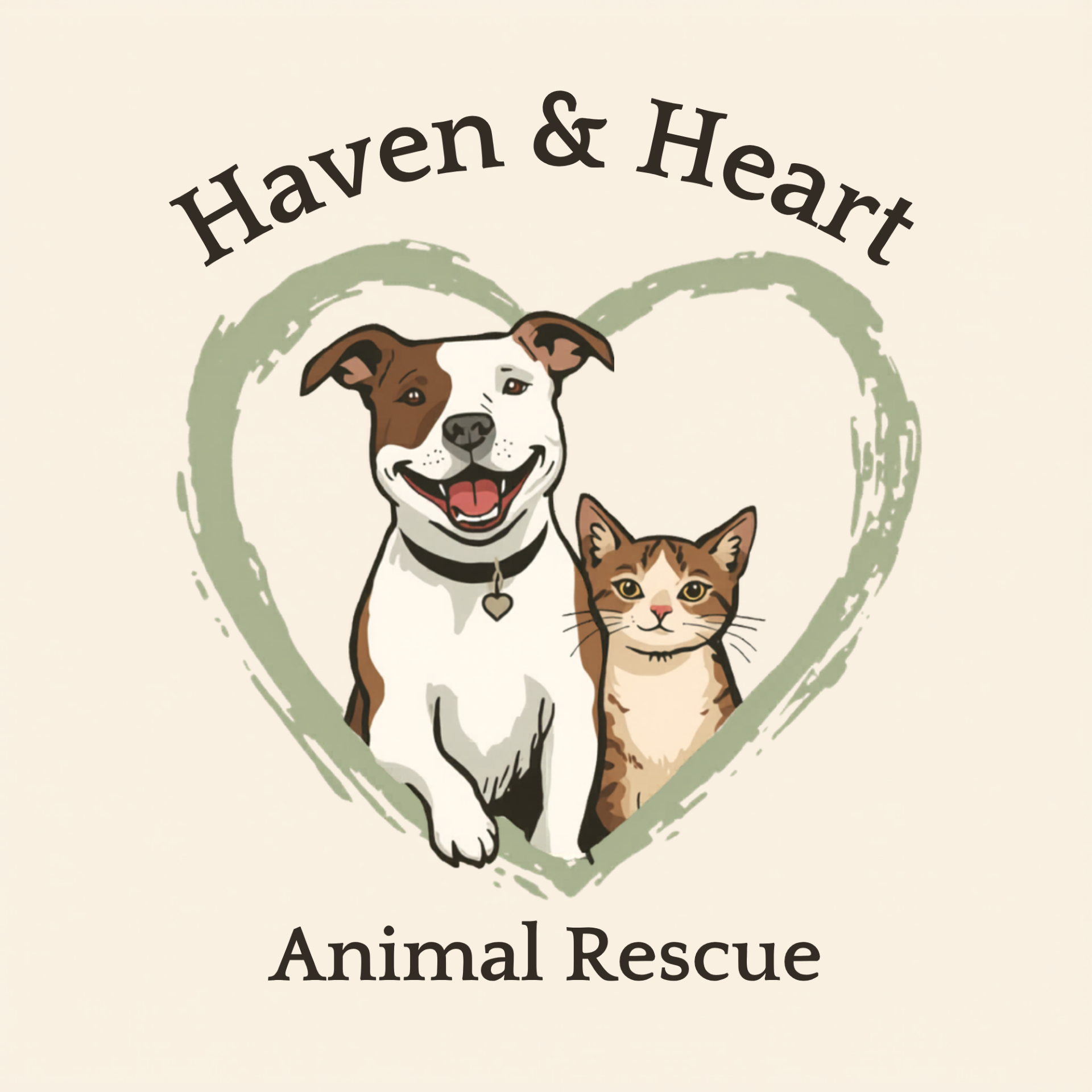 Haven and Heart Animal Rescue logo
