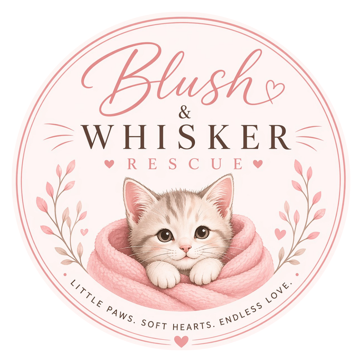 Blush & Whisker Rescue Inc logo