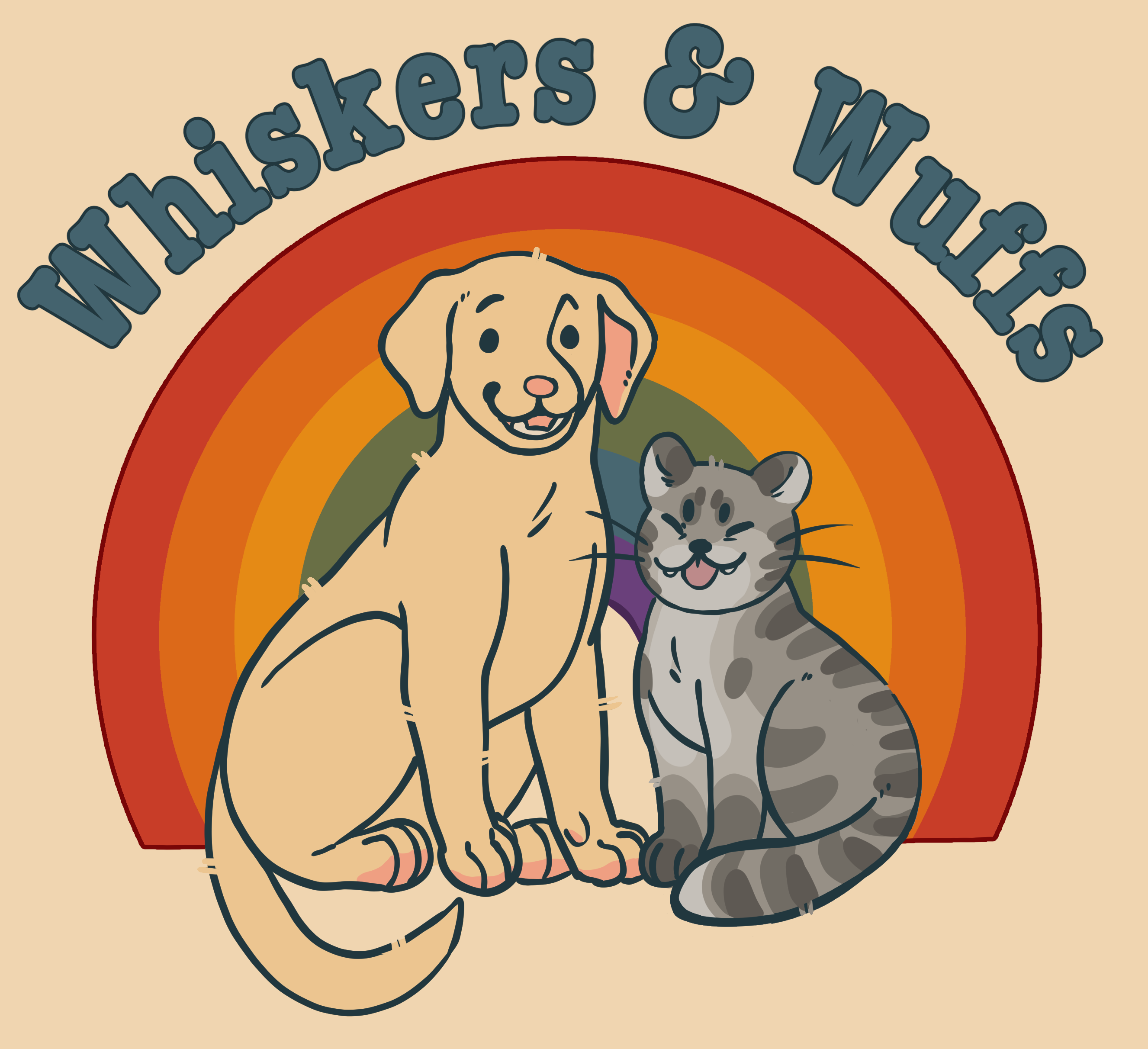 Whiskers and Wuffs logo