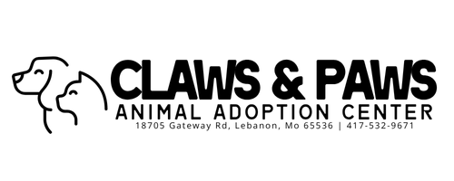 Claws and Paws Animal Adoption Center logo