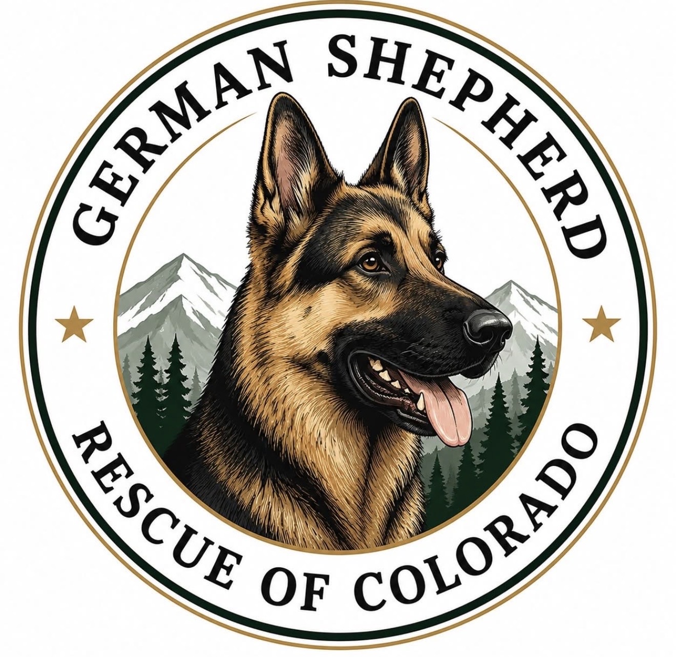 German Shepherd Rescue of Colorado logo