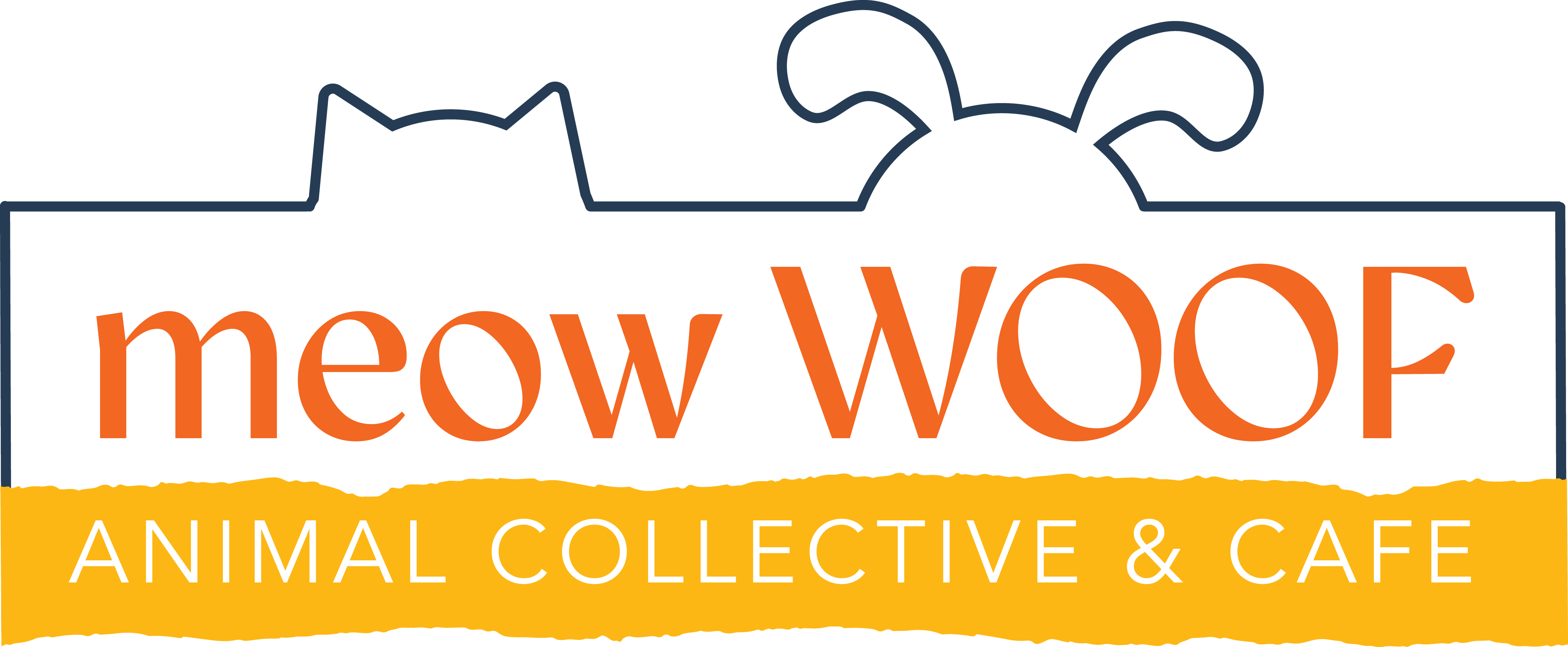 meowWOOF Animal Collective and Cafe logo