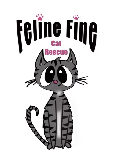 Feline Fine Cat Rescue logo