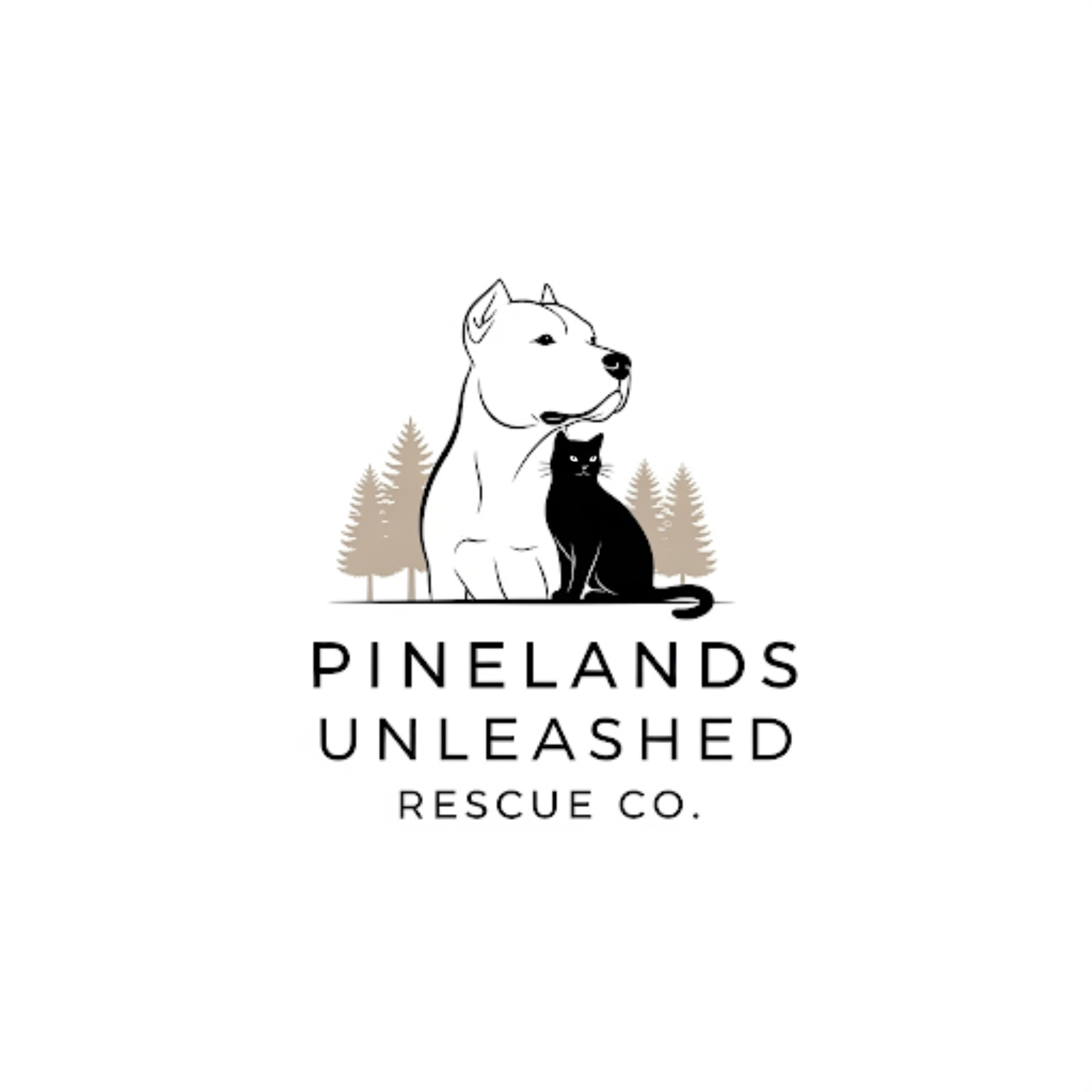 Pinelands Unleashed Rescue Co logo