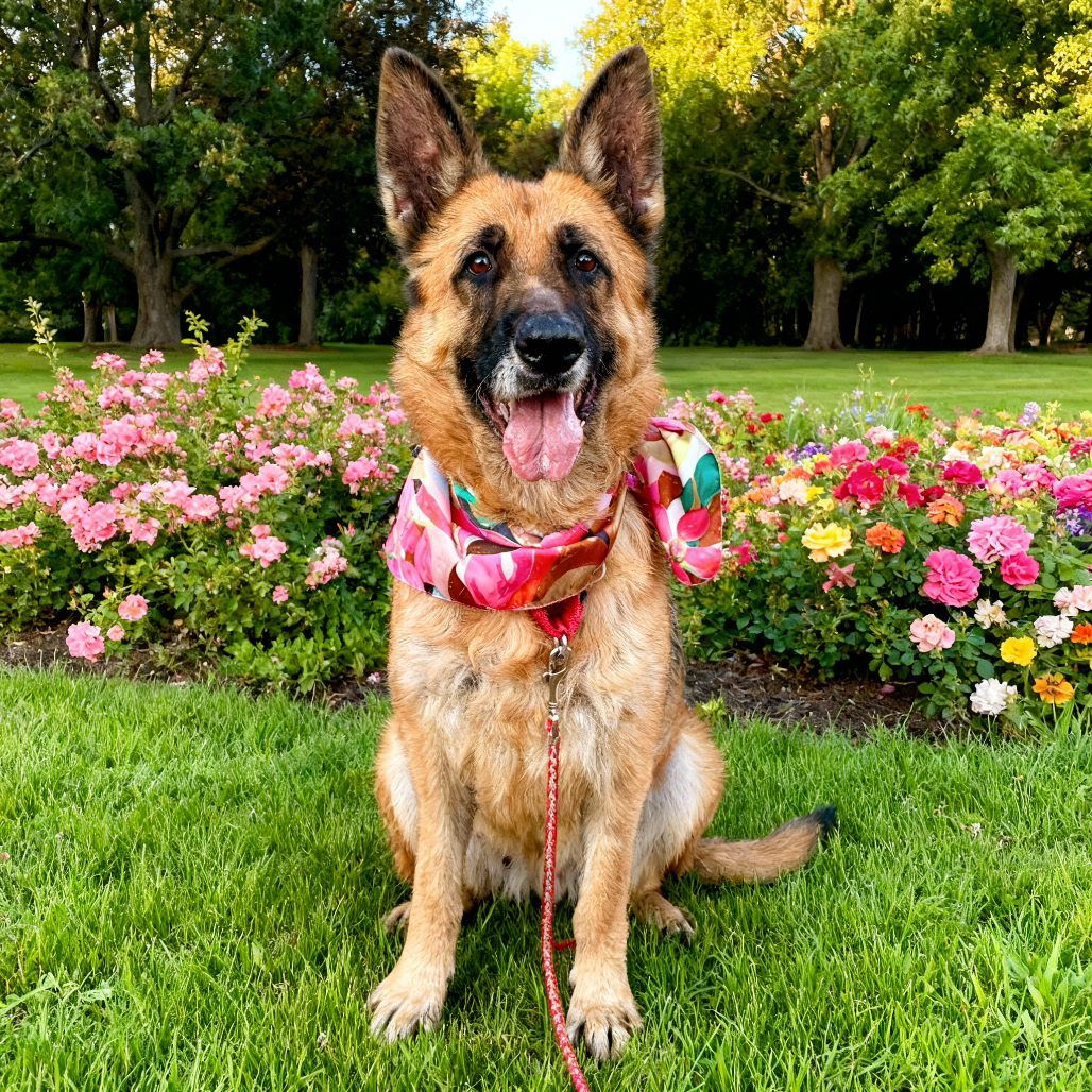 Greta Van Fleet, adoptable senior dog