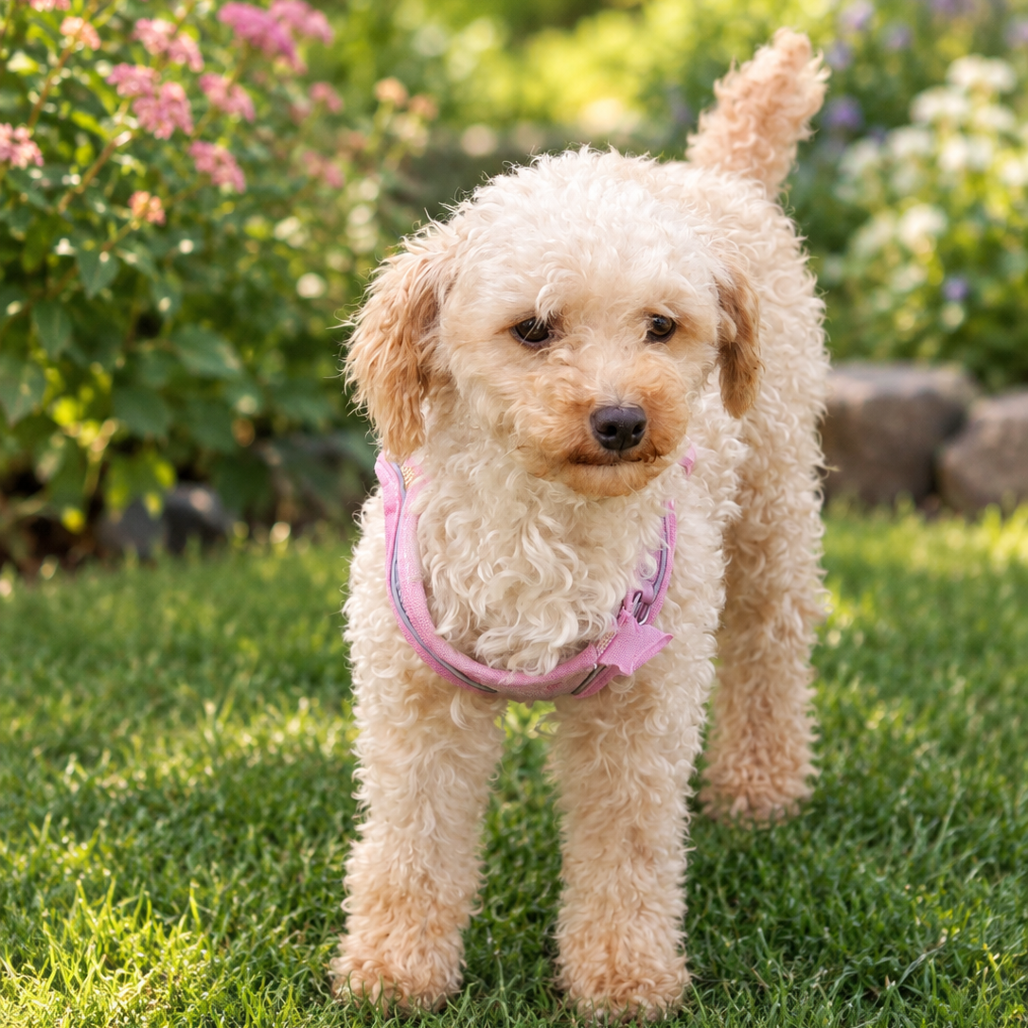 Birdie, a Poodle, Miniature