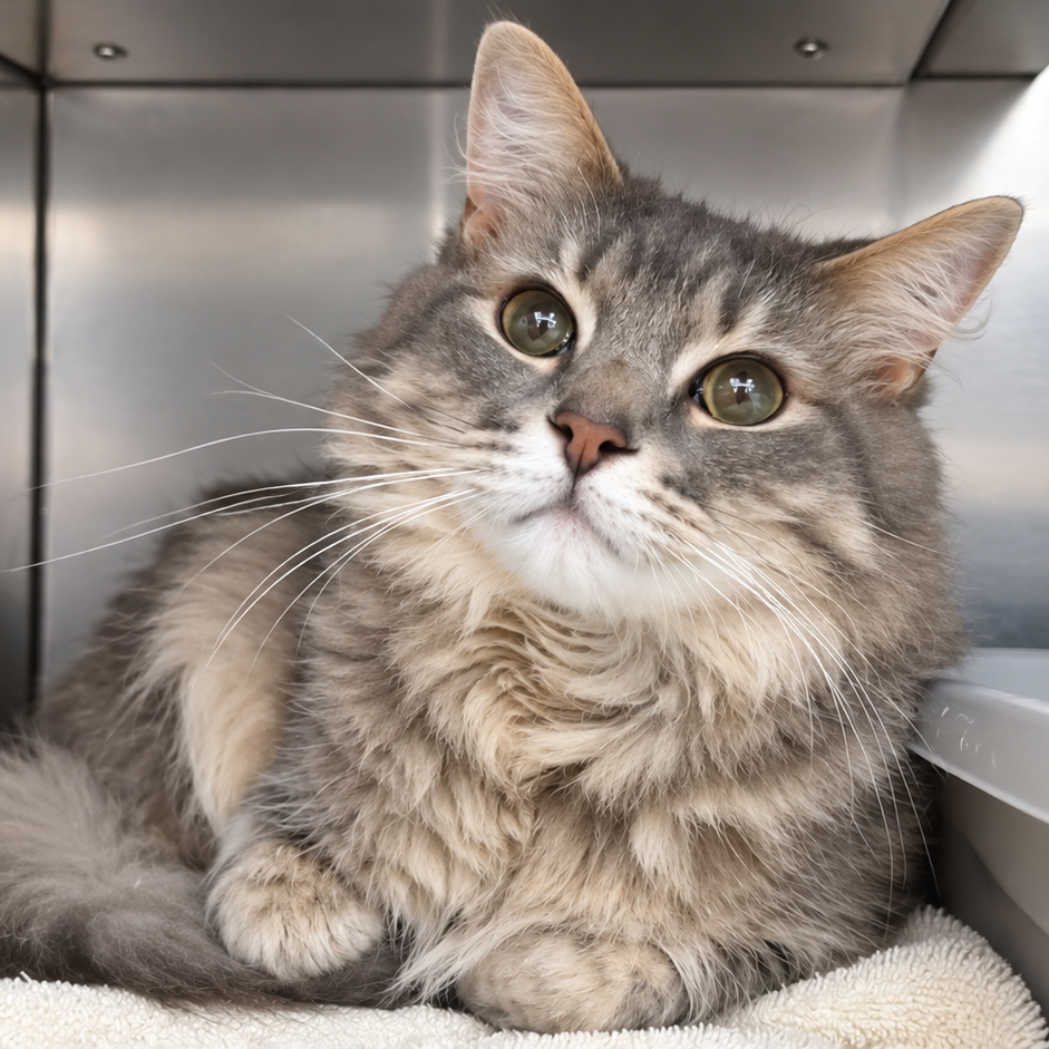MOLLY - Domestic Longhair available for adoption