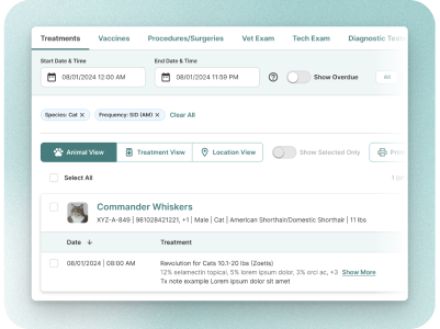 Screenshot of Shelterluv's automatic to-do list